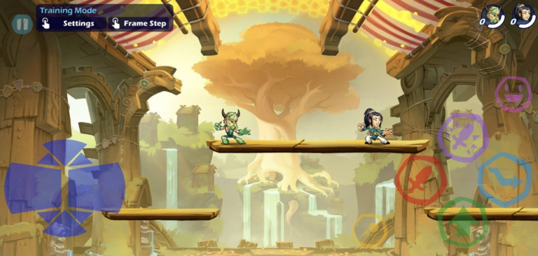 A screen capture of Brawlhalla.