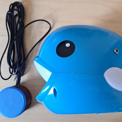A MMC60 switch with a bubble machine shaped as a whale