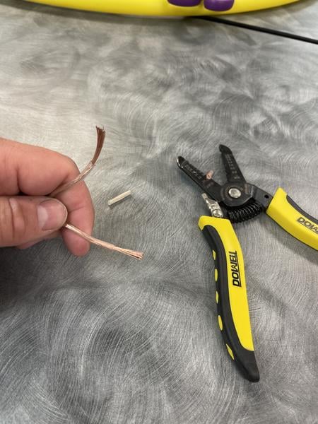 Stripping wire