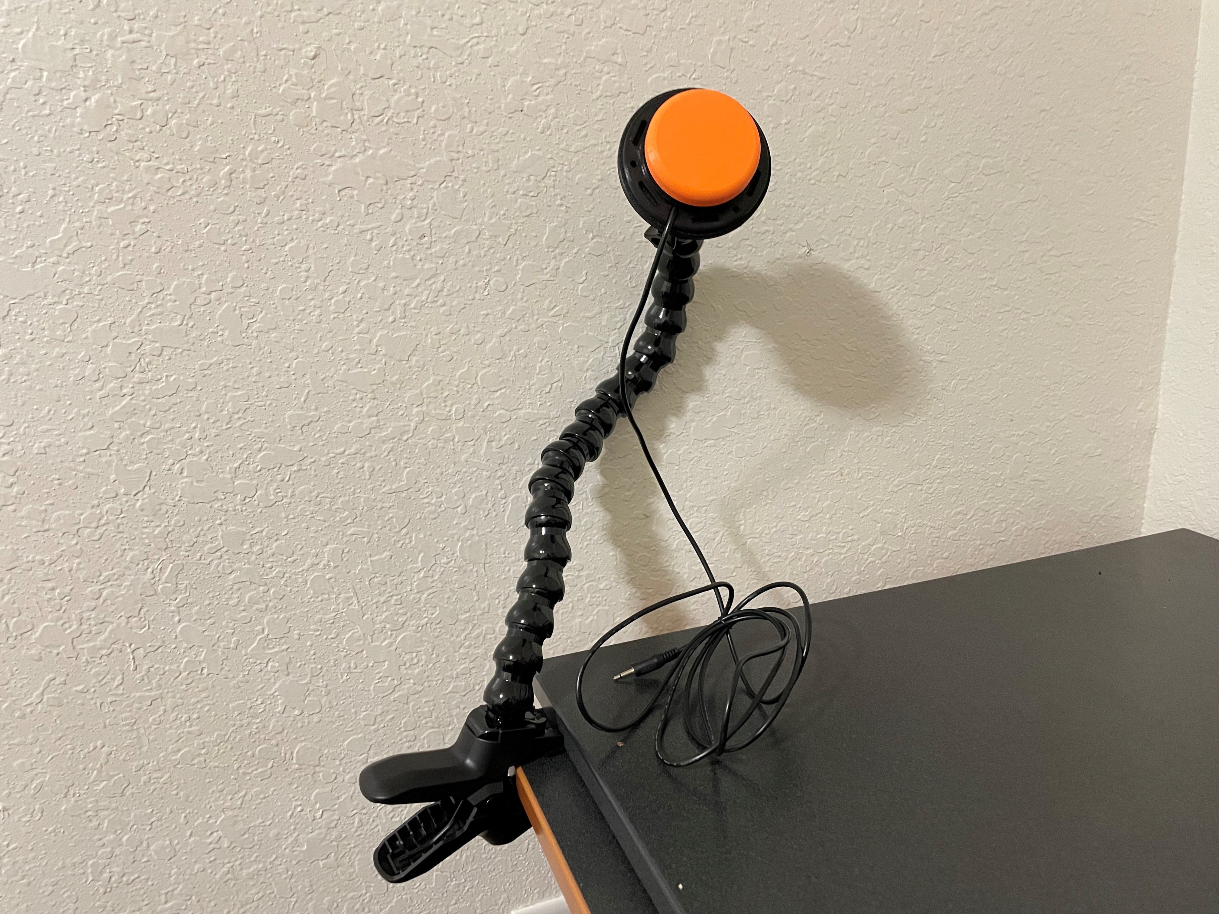 Switch Plate - GoPro Compatible with an Interact Switch attached to the plate and mounted to a table using a GoPro Jaws mount.