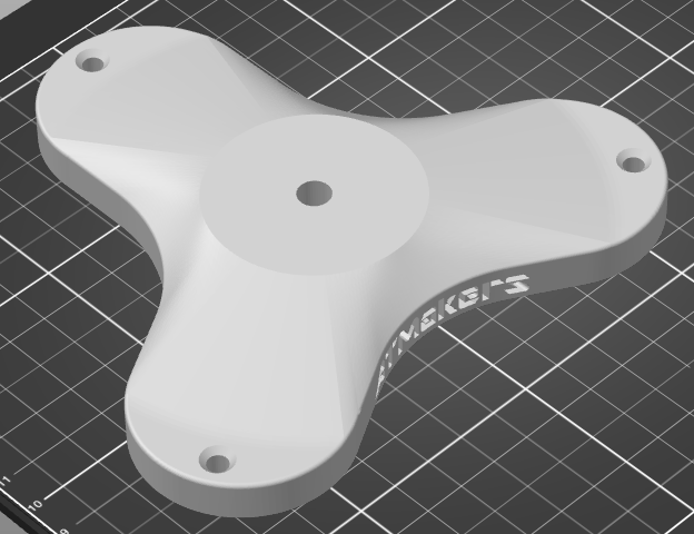 Print orientation for 3d printed camera adapter for big switches