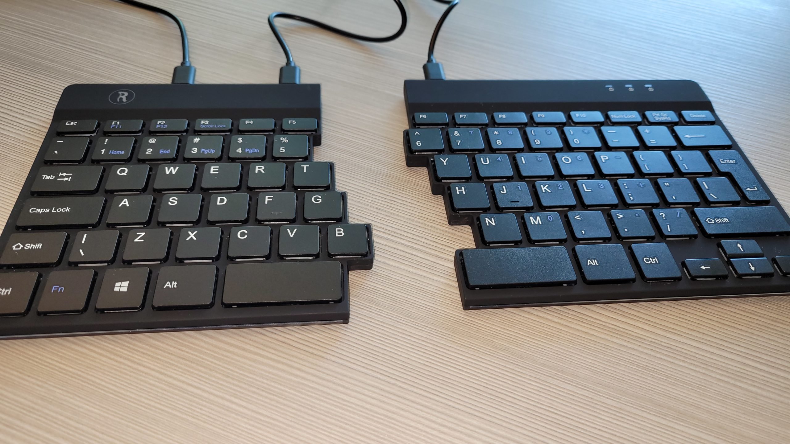 R-Go keyboard with no risers