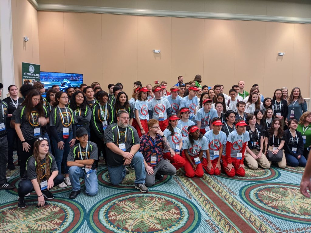A group photo of volunteers at ATIA 2020.