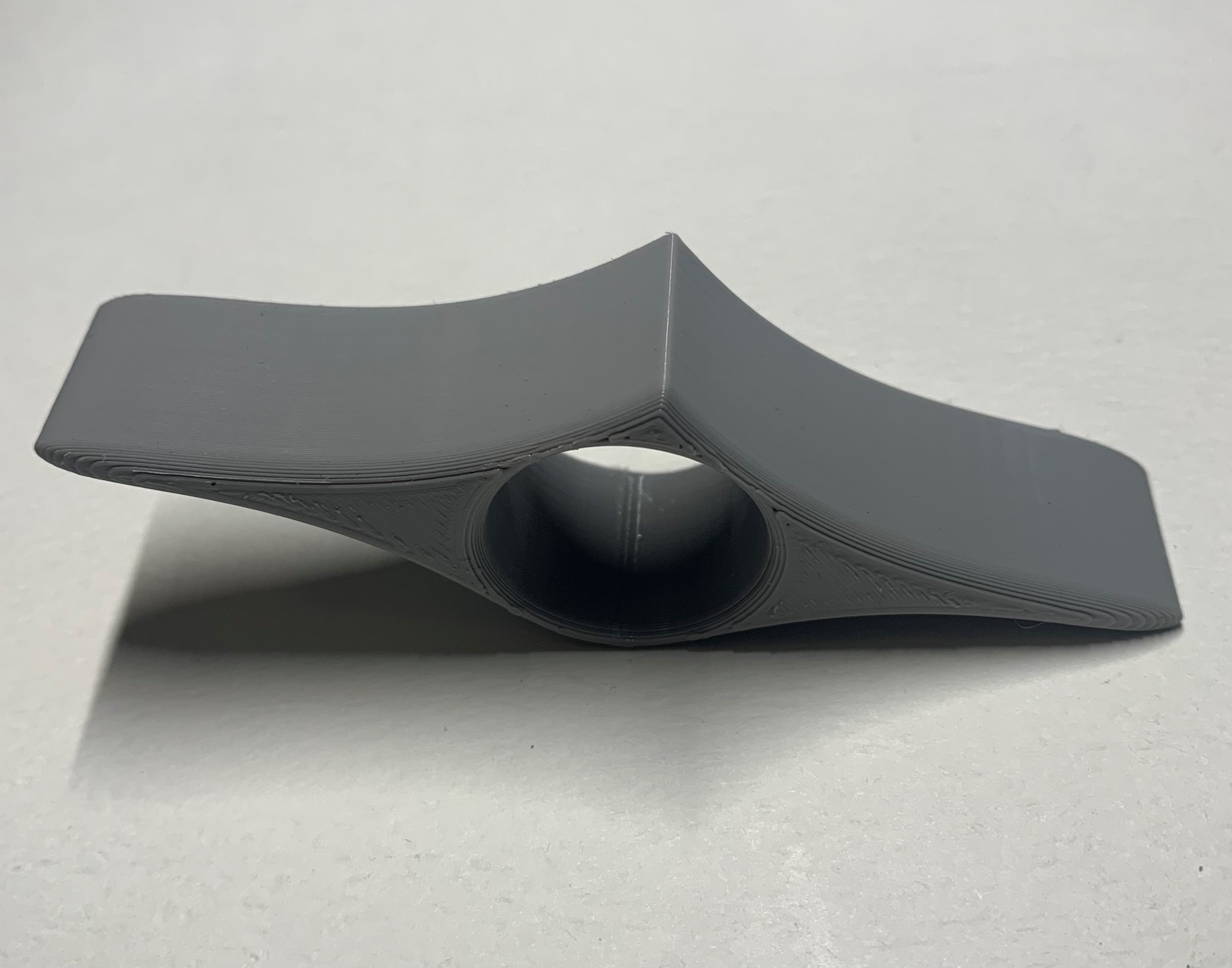 Book holder device sitting on a table