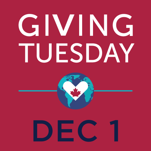 Giving Tuesday red and white logo.