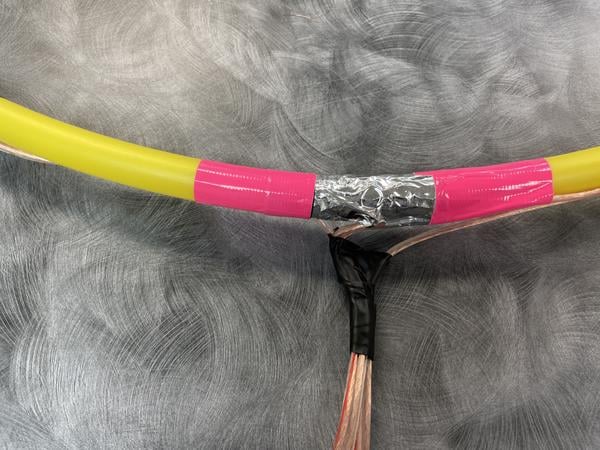 Securing wires together