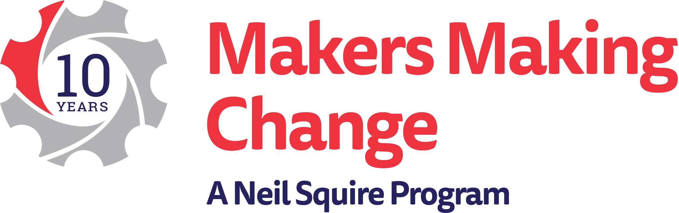 Makers Making Change 10 Years logo