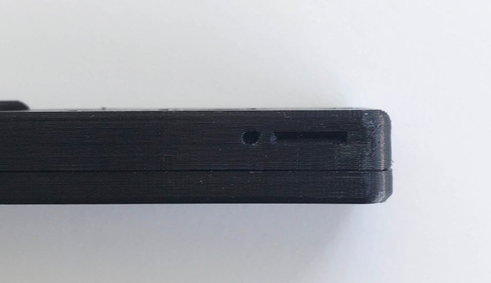 Grooves on the proximity switch
