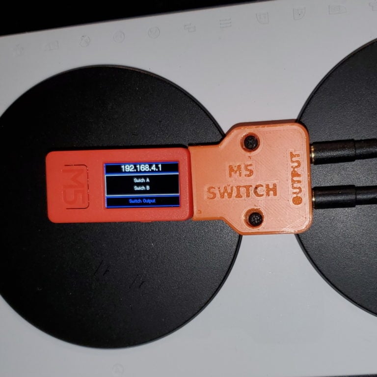 A red switch output.