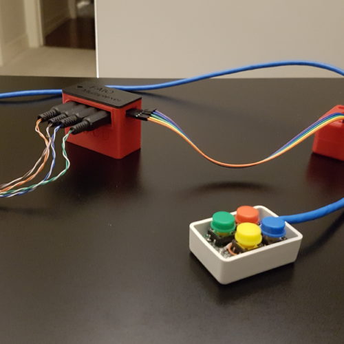 Picture Picture of the FAIO multiplexer with set of assistive buttons