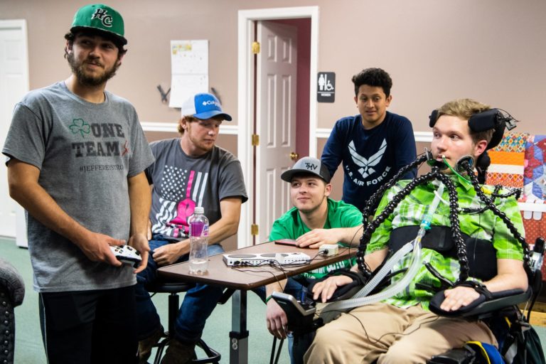 Volunteers at Shepherd Centre.
