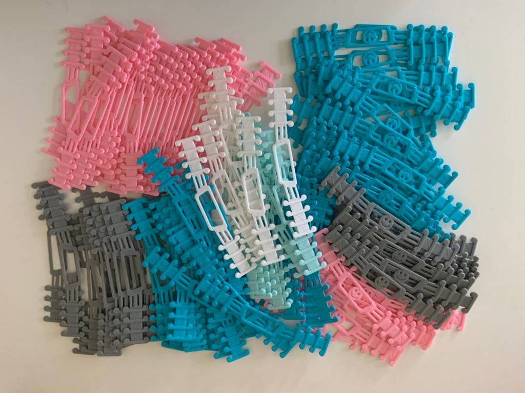 3D printed ear savers.