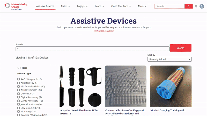 Requesting a device from the MMC library