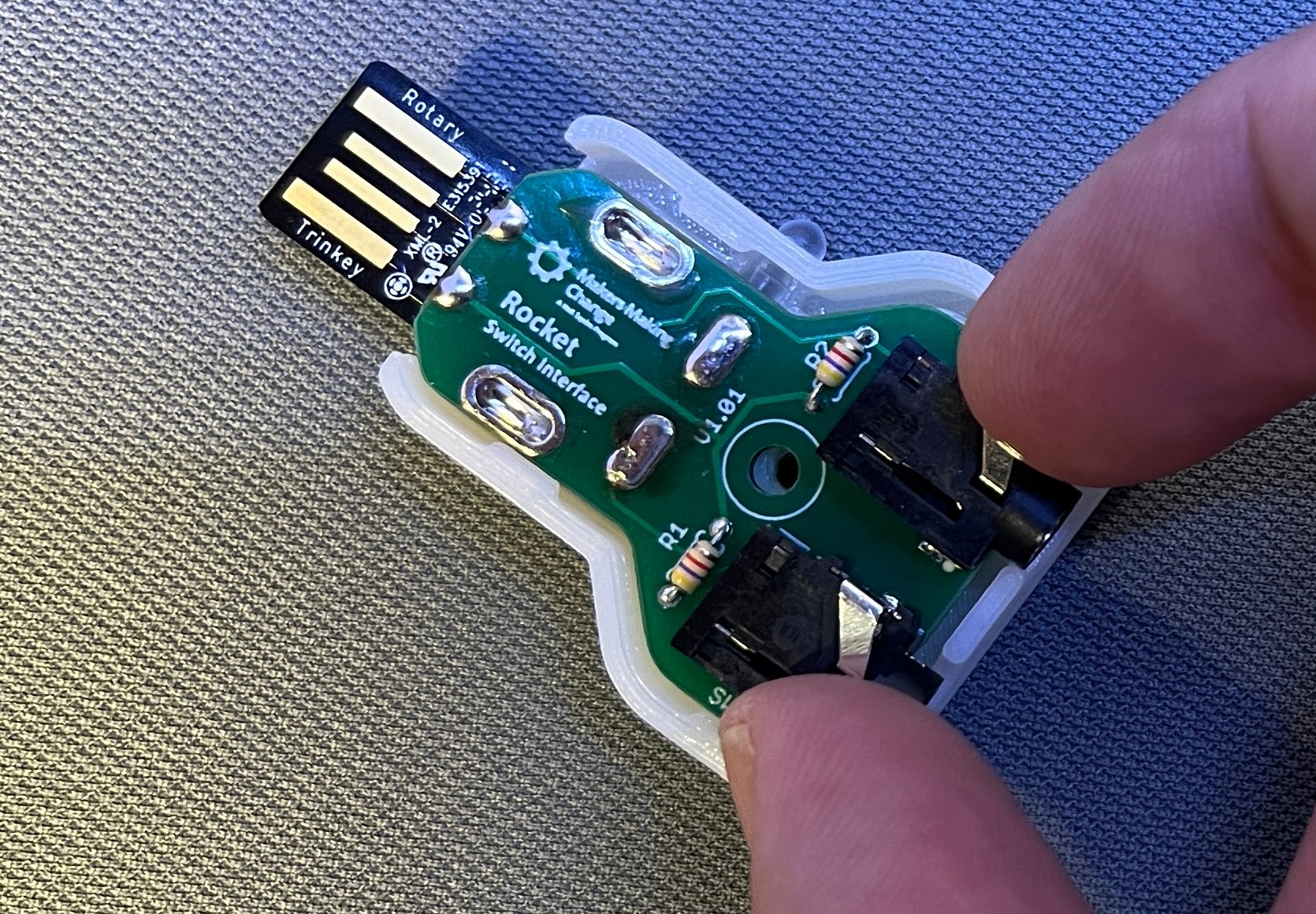The Rocket Switch circuit board.