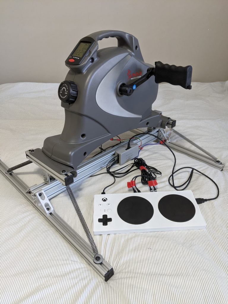 Finished assistive device for a capstone project.