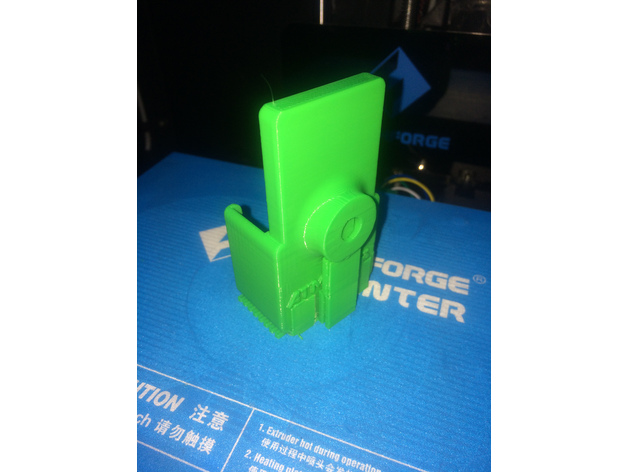 HoneyBee Camera Mount Adapter is printed in a vertical orientation