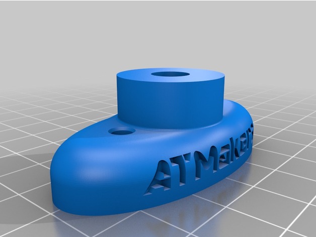 3D print orientation of oval jelly bean camera mount adapter