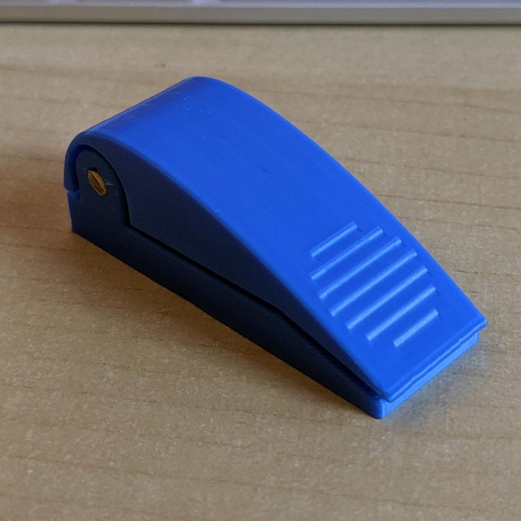 A blue Light Touch Switch.