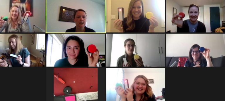 A virtual build with occupational therapists at Playfull Potential.