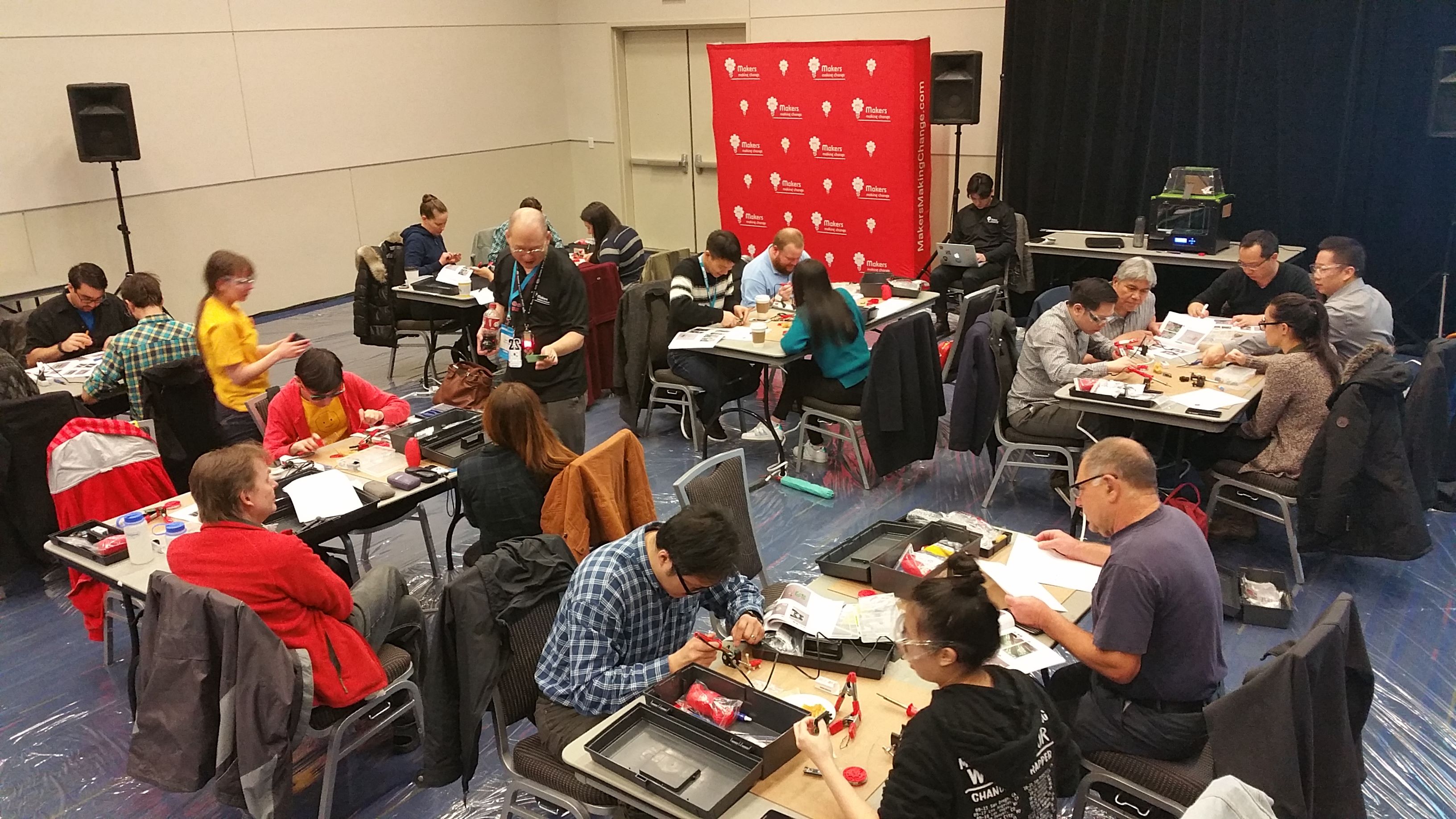 A view of the first LipSync build at the BC Tech Summit in March 2017.