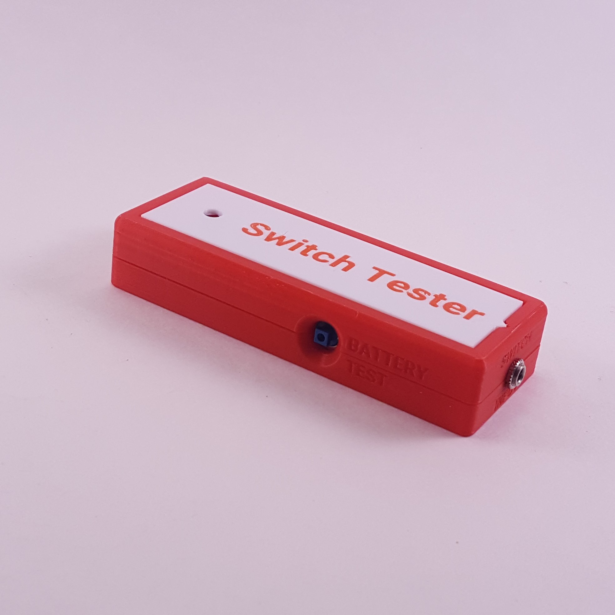 Picture of a 3D printed simple switch tester.