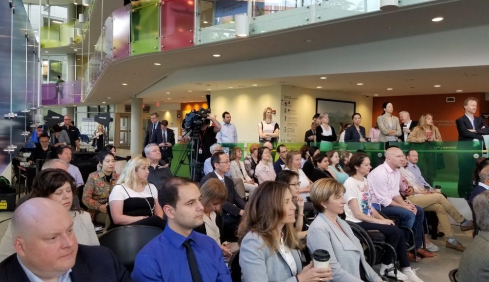 Attendees of a Government of Canada funding panel.