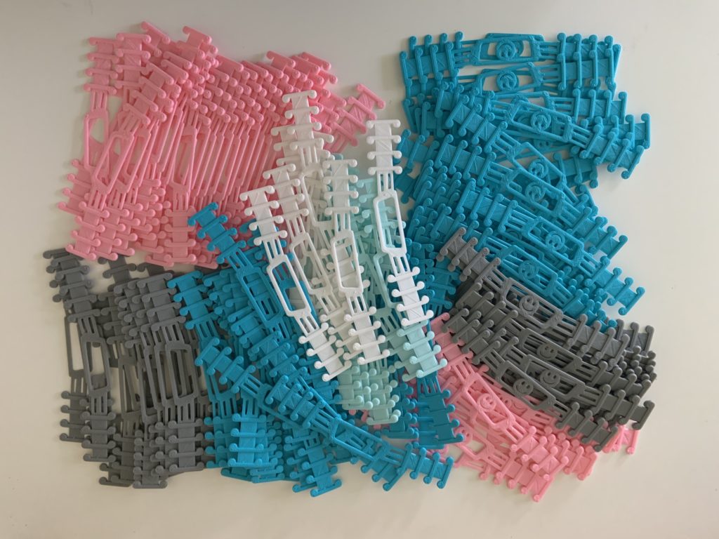 3D printed ear savers.