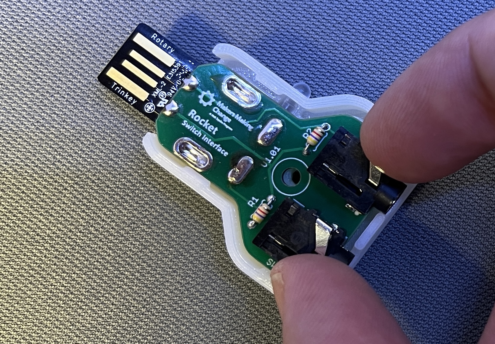 The Rocket Switch circuit board.